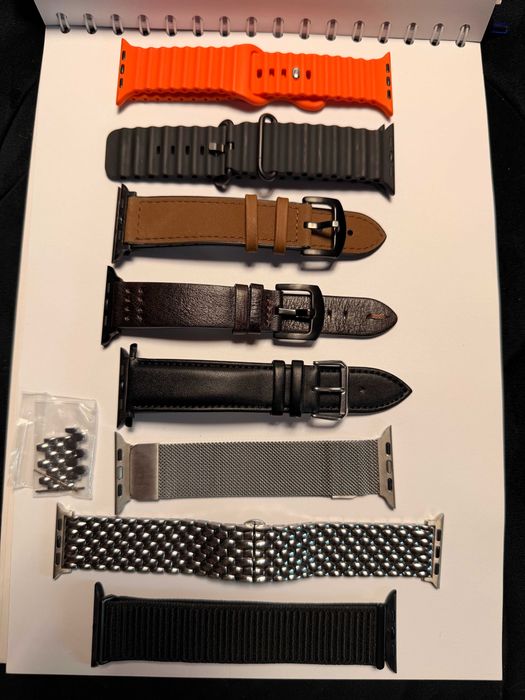 8 Curele Apple Watch Ultra 49mm – Originală, Piele, Metal, Sport, Individual