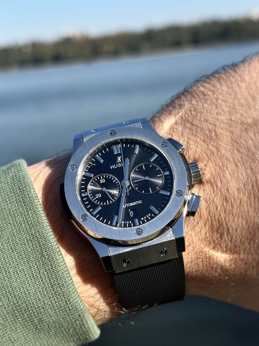 hb classic fusion black dial 45,mm