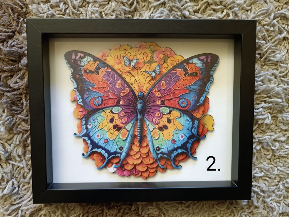 Tablou jigsaw puzzle pisica, pasarea phoenix, paun, tigru, peisaj