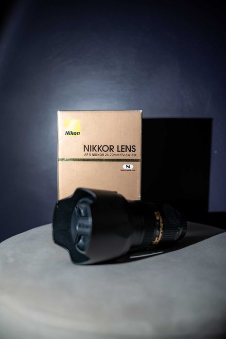 Obiectiv Nikon 24-70 f 2.8 + filtru Polaroid