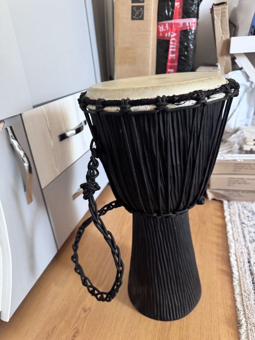 Tobă Africană Djembe Profesională Schalloch Percussion - Piele Naturală