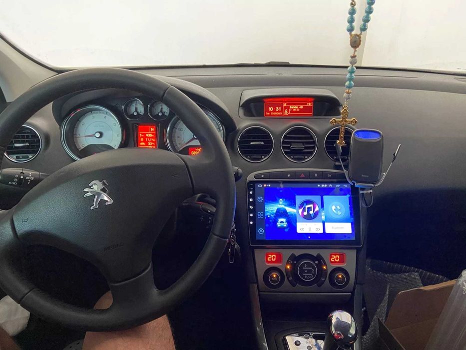 Navigatie Android Peugeot 308 Waze YouTube GPS USB casetofon