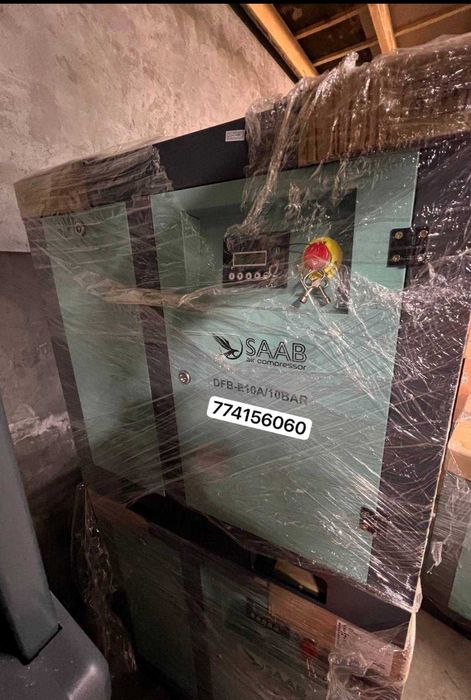 Винтовой компрессор SAAB DAV 16 BAR инверторли 22 кВт оригинал Кафолат