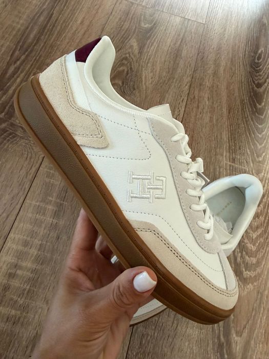 Sneakers din piele Tommy Hilfinger