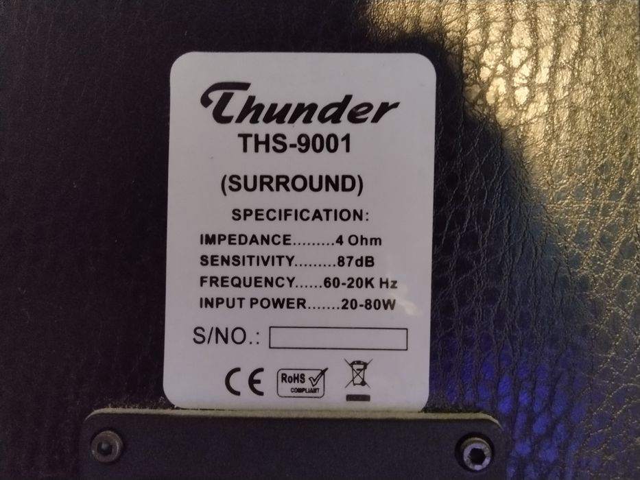 Много яки хай-фи тонколони тъндър 2х80 вата