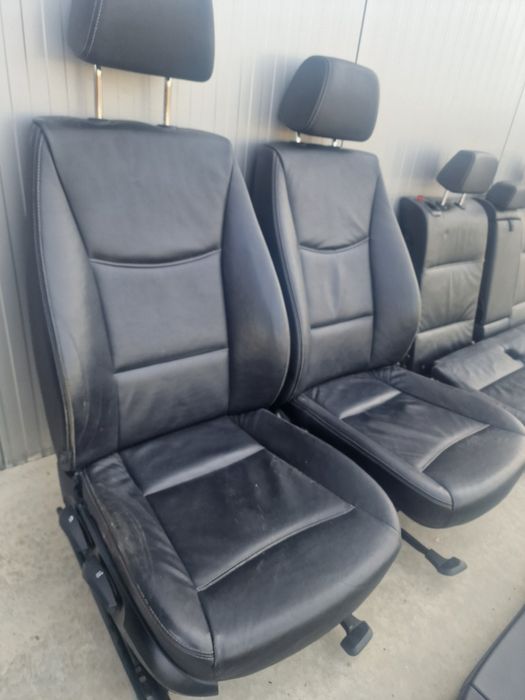 Scaune fata bancheta interior piele neagră cu încălzire bmw x3 f25