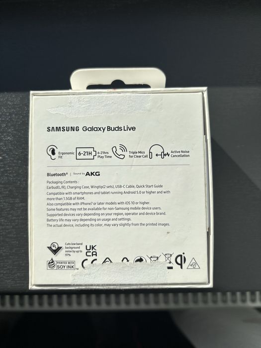 Casti Samsung Buds Live Black