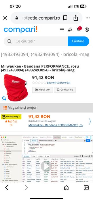 Masca de fata Milwaukee