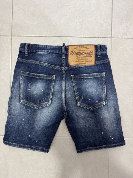 Blugi scurti Dsquared2  noi, primiti cadou, marinea S/31