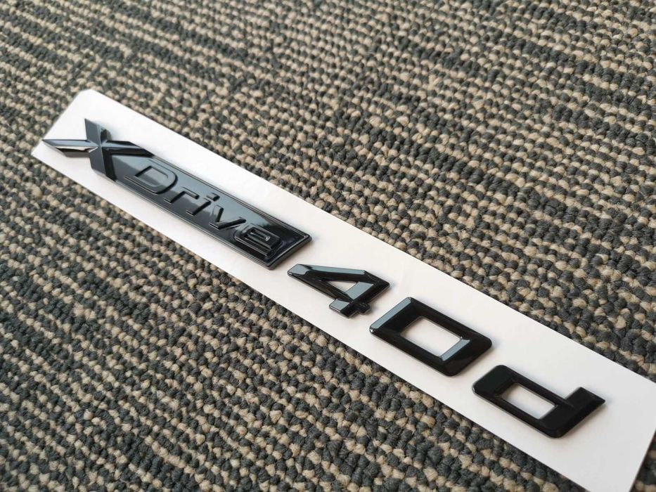 Embleme BMW X5 xdrive 40d / Stema Sigla Sticker Ornament Scris Cifre ...