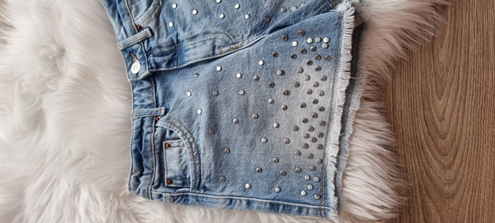 Pantaloni scurti de blugi Zara fete