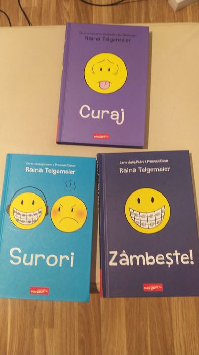 Set romane grafice de Raina Telgemeier