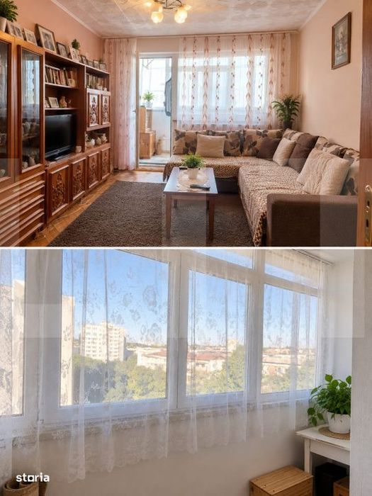 Apartament luminos la etajul 7, cu vedere deschisa si atmosfera primit