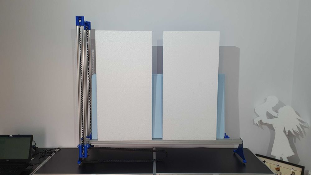 CNC pentru taiat polistiren burete polietilena aparat G1410 USB