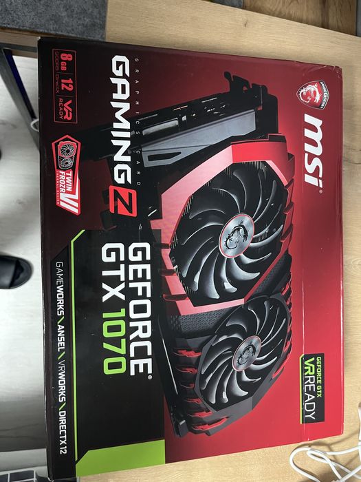 Видеокарта MSI GTX 1070