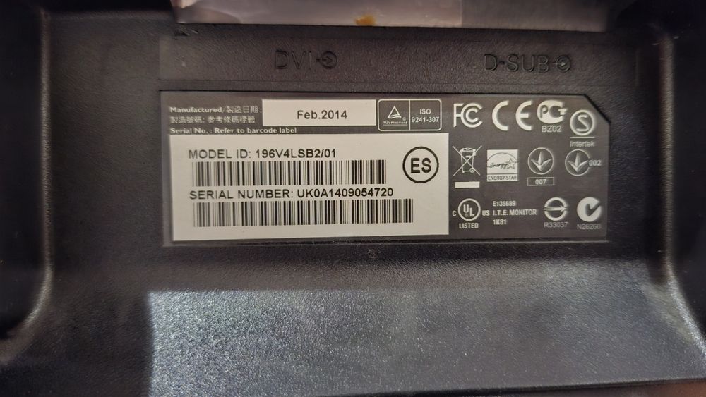 Монитор Philips 196V4L 60чистота кадров