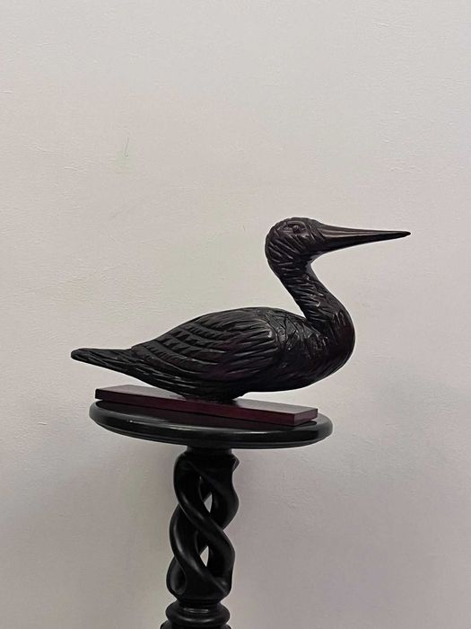 Statueta din lemn masiv veche bibelou bibelouri sculptura ieftina