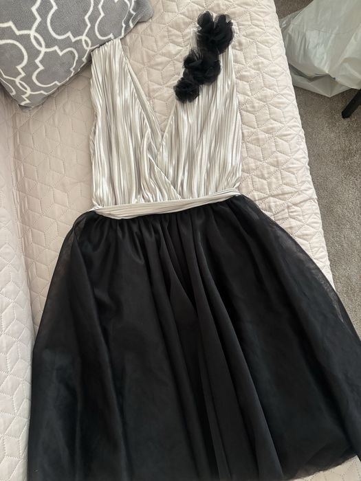 Рокля шита по модел на Cristine fashion - солей и тюл за официални поводи