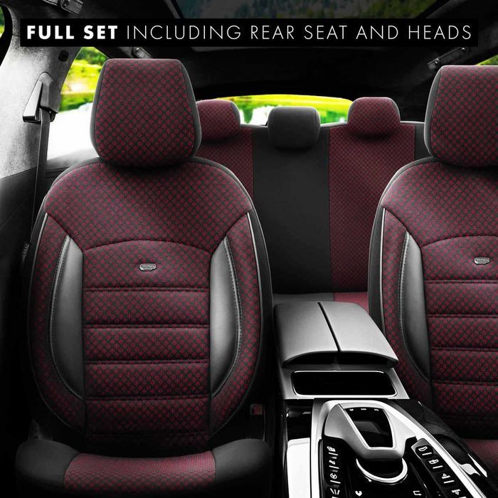 Set huse scaune Premium, Universale, fractionate Otom Sport Plus 103 negru