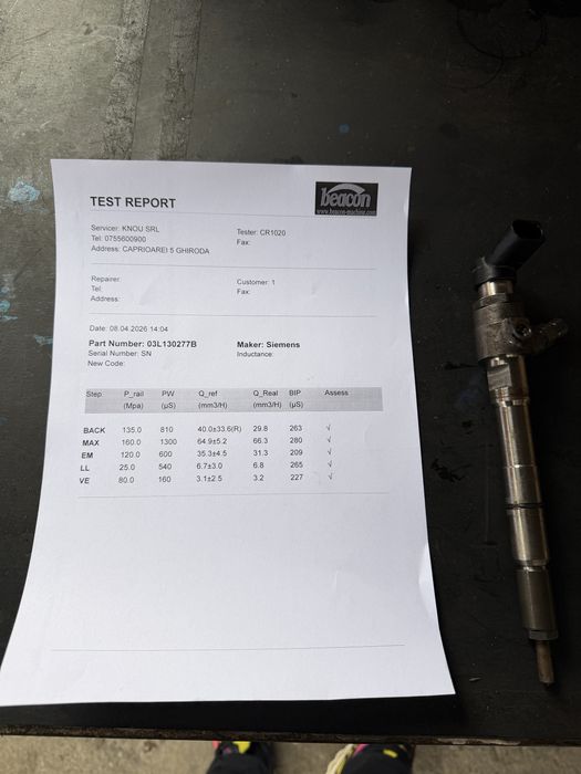 Vand injector,set injectoare vw,seat,skoda,audi 1.6tdi\CAY