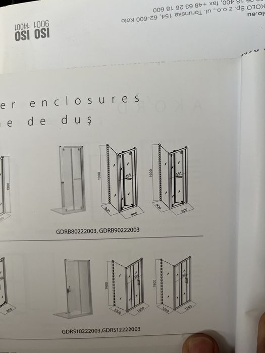 Сгъваема врата за душкабина