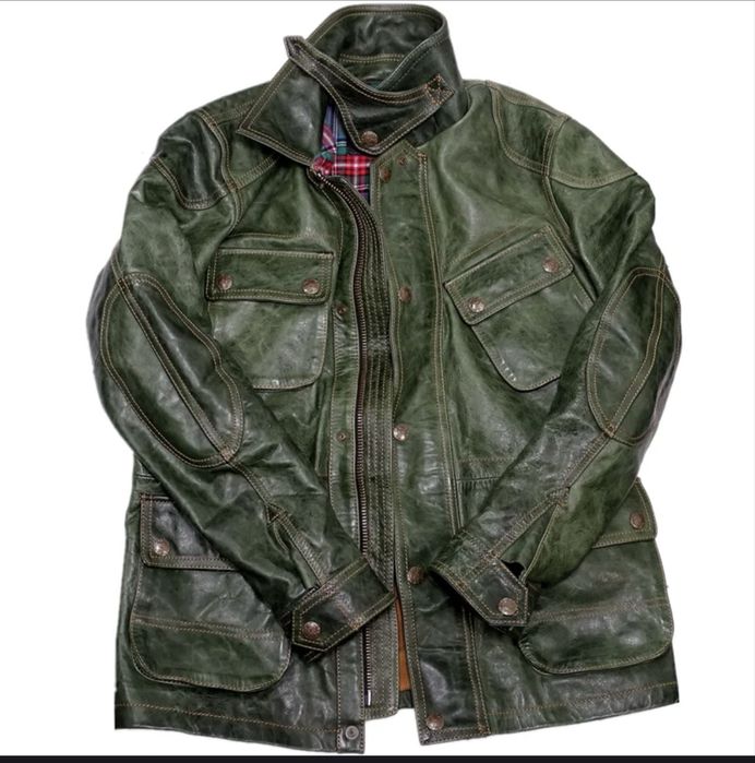 Кожанная куртка мужская