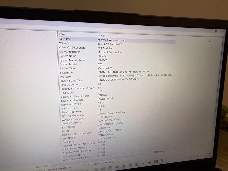 Laptop Lenovo IdeaPad 5 14IIL05
