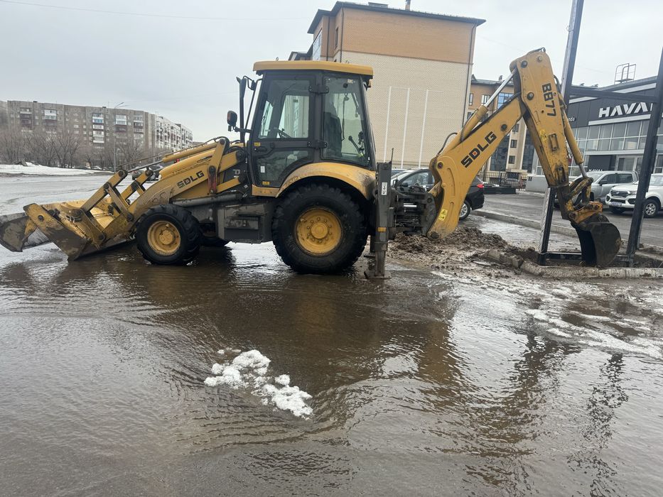 Услуги эксковатора погрузчика 3 в 1