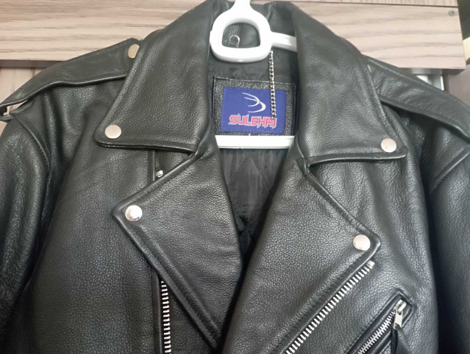 Кожаная куртка-косуха из Америки. Размер L (48-50)