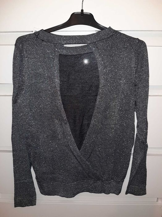 Bluza stralucitoare cu spatele gol - noua TRANSPORT GRATUIT