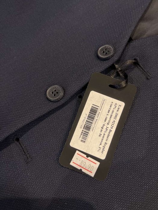 Andrews - Черен стилен мъжки елек Business Regular