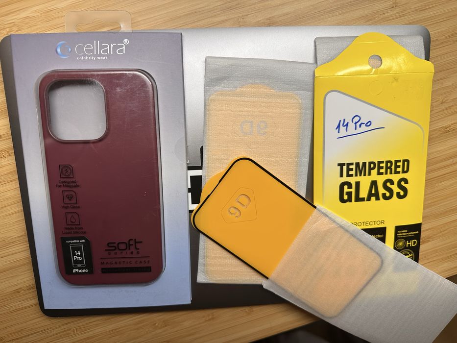 Accesorii Iphone 14 Pro, husa Magsafe, protectie ecran