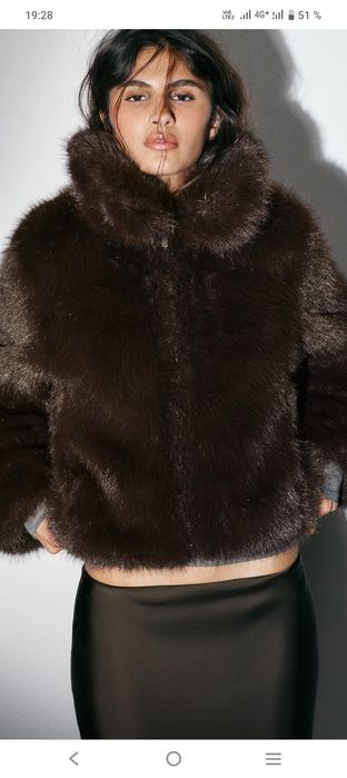 шуба от ZARA новый размер S