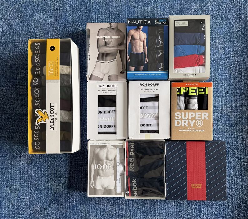 Ron Dorff/G-Star RAW/JOOP!/Superdry/Levis/Bjorn Borg/Lyle&Scott/Reebok ОРИГИНАЛНО мъжко бельо