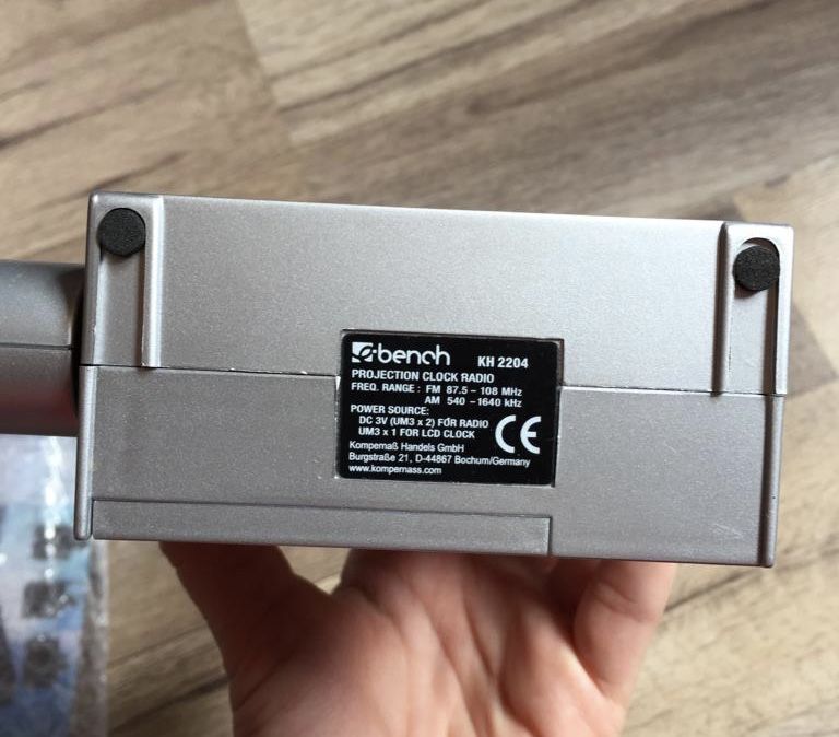 Radio nou cu ceas radio proiectie ceas radio portabil radio baterii