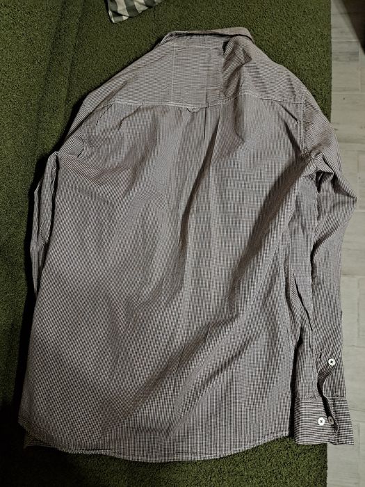 Риза мъжка в кафяво