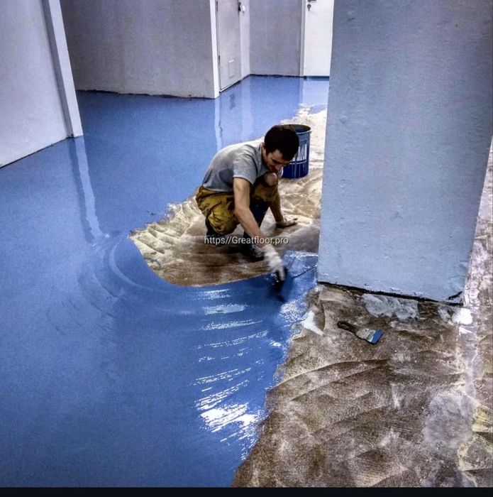 Эпоксидный смала бетонни наливной