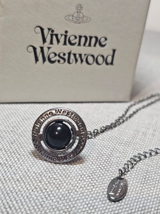 Lănțișor Vivienne Westwood Negru Orb planeta