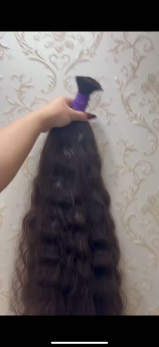 Продается кудрявые (детские) волосы 70см