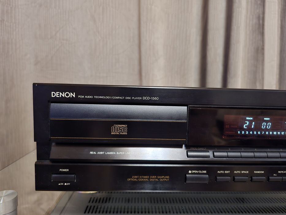 Denon DCD-1560 – CD Player High-End Audiophile de Referinta | DAC Exceptional | Constructie Tank | Sunet Analogic Rar!