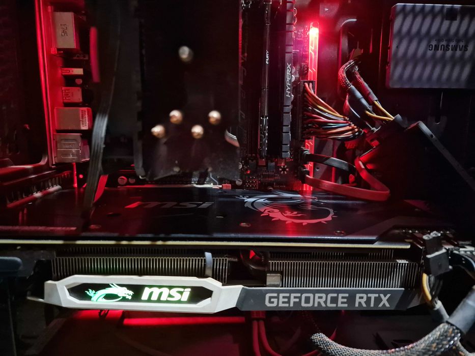 Placa video RTX 2070 MSI, fara coil whine, temperatura joasa 50-75 grade