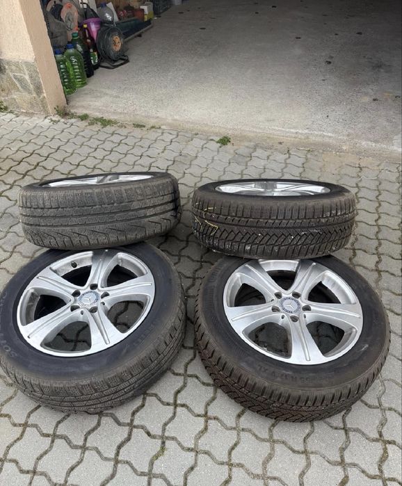 4 Jante 17 Originale Mercedes E-Class W213 + Anvelope de Iarnă
