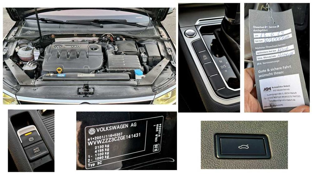 VW Passat B8 2016 2.0 150 cp Euro 6 DSG fara Adblue Panorama LED