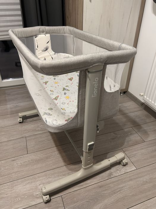 Patut pentru copii Lionelo Aurora, co-sleeper, 3 in 1, light gray