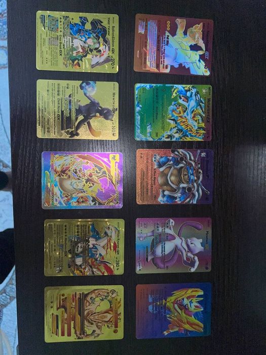 Pokémon карты-золотые/голография