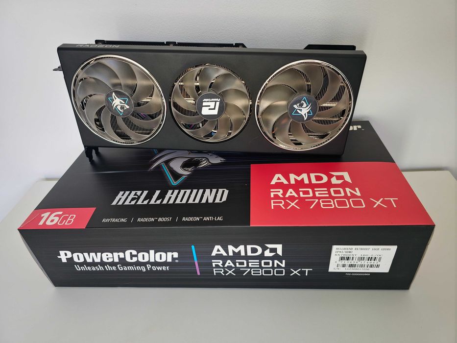 Hellhound AMD Radeon RX 7800 XT 16GB GDDR6 видеокарта