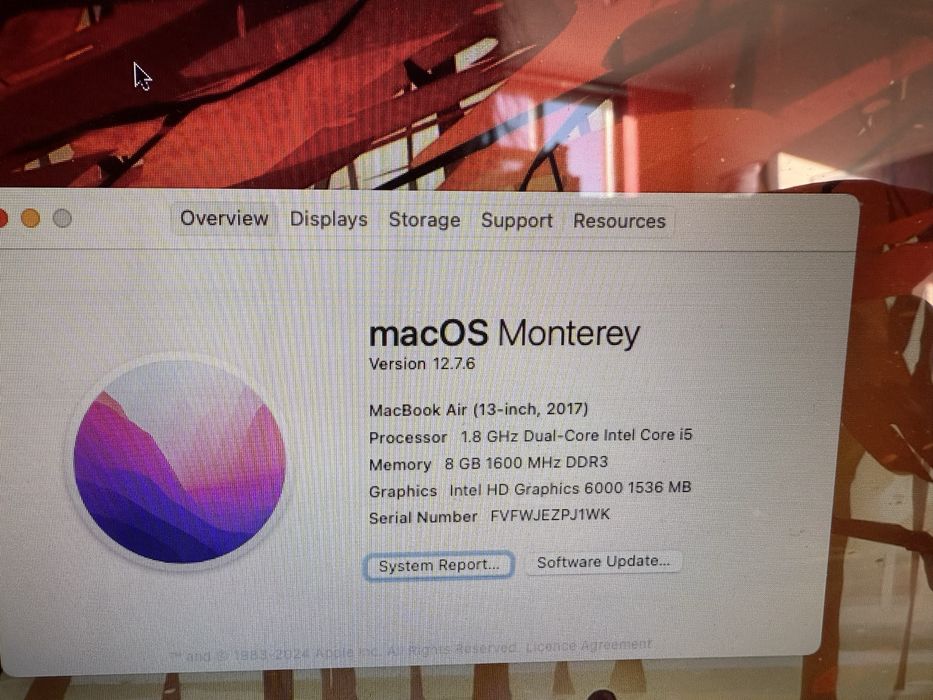 Лаптоп Macbook Air 13” 2017