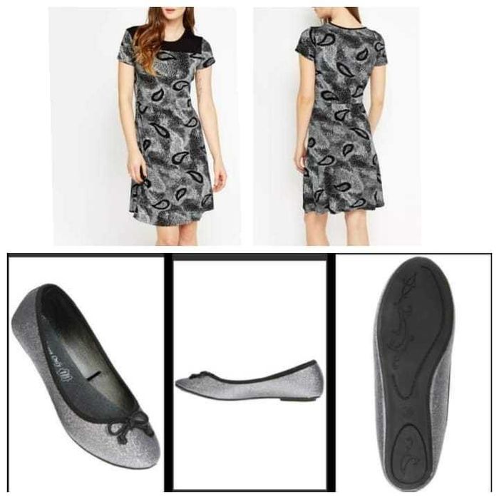 комплект Рокля с балеринки за 30 лв.