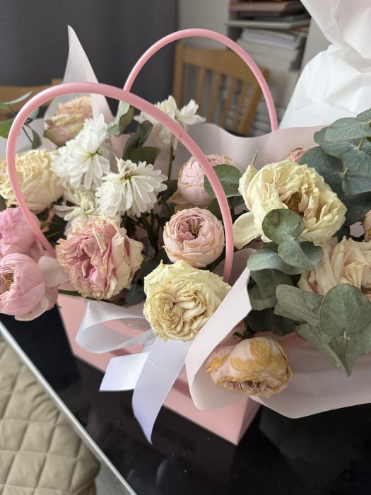 Цветы Букеты Розы Тюльпаны