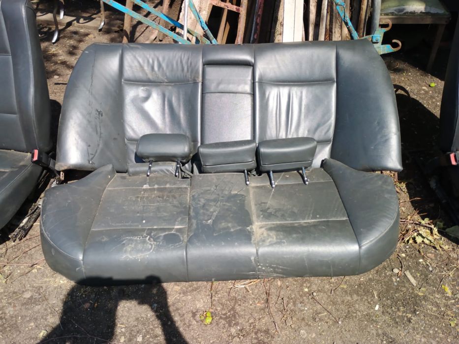 Interior bmw e46 de piele gri deschisa